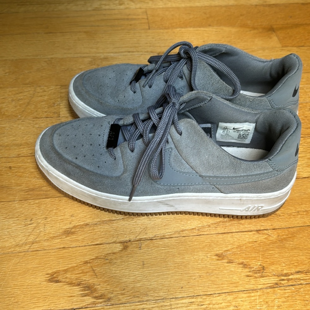 Grey Suede Nike Air Force
